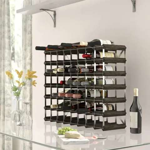 BOXED LIDDLE 56 BOTTLE WINE RACK (1 BOX)
