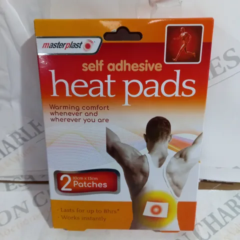 BOX OF APPROX 10 MASTERPLAST HEAT PADS SELF ADHESIVE 2 PACK