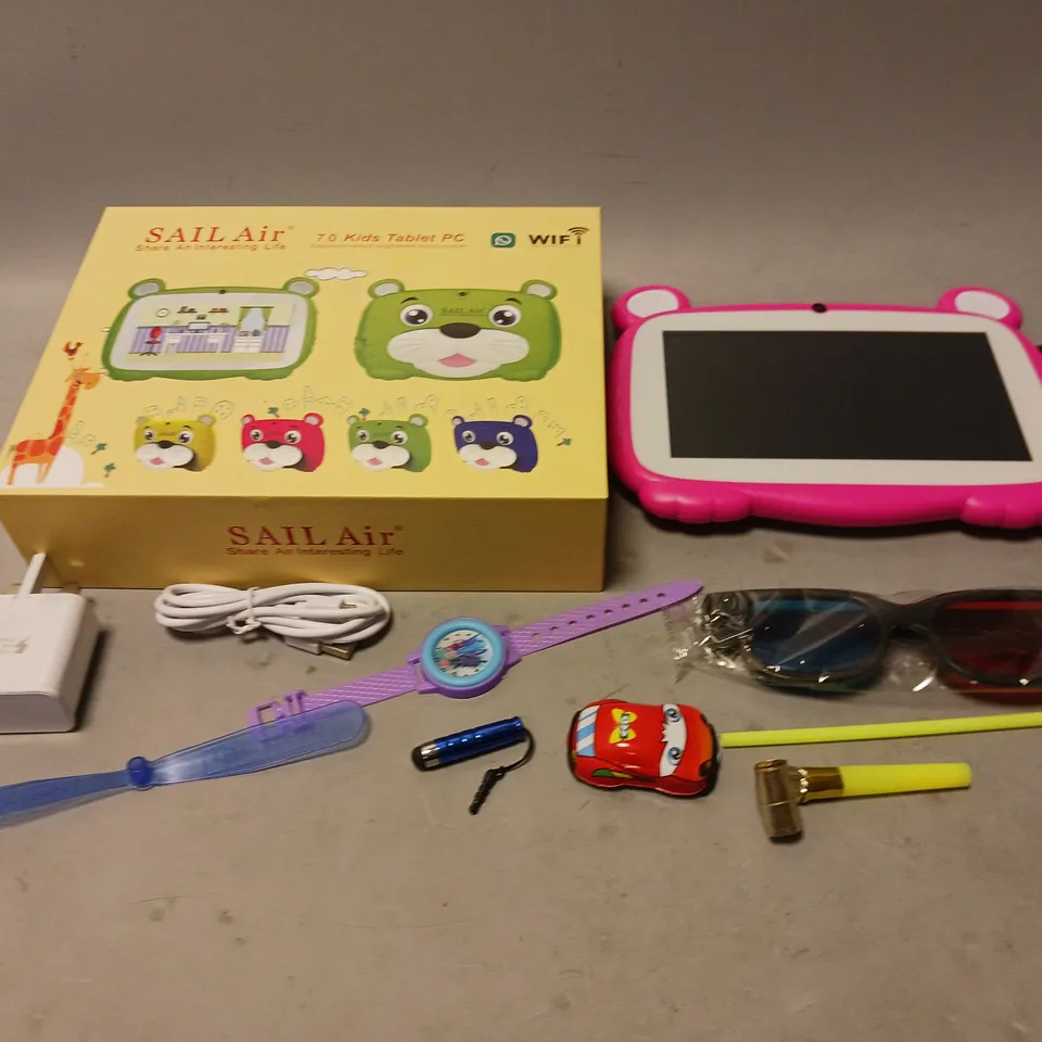 BOXED PINK SAIL AIR 7.0 KIDS TABLET PC WITH ACCESSORIES 