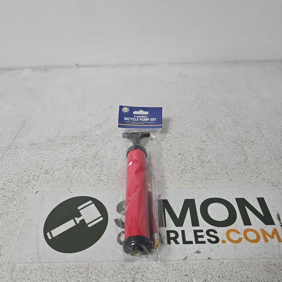 T-HANDLE BICYCLE PUMP SET