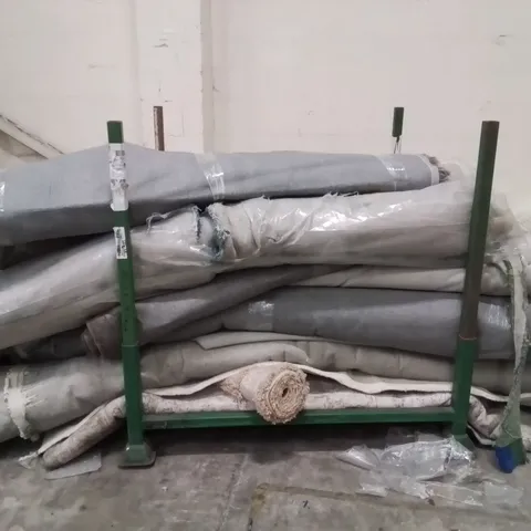 STILLAGE OF APPROXIMATELY 15 QUALITY DESIGNER RUGS
