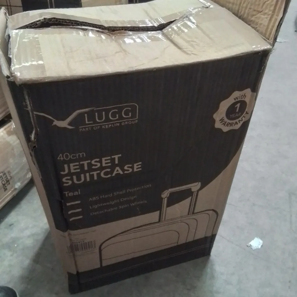BOXED LUGG 40CM JETSET SUITCASE TEAL