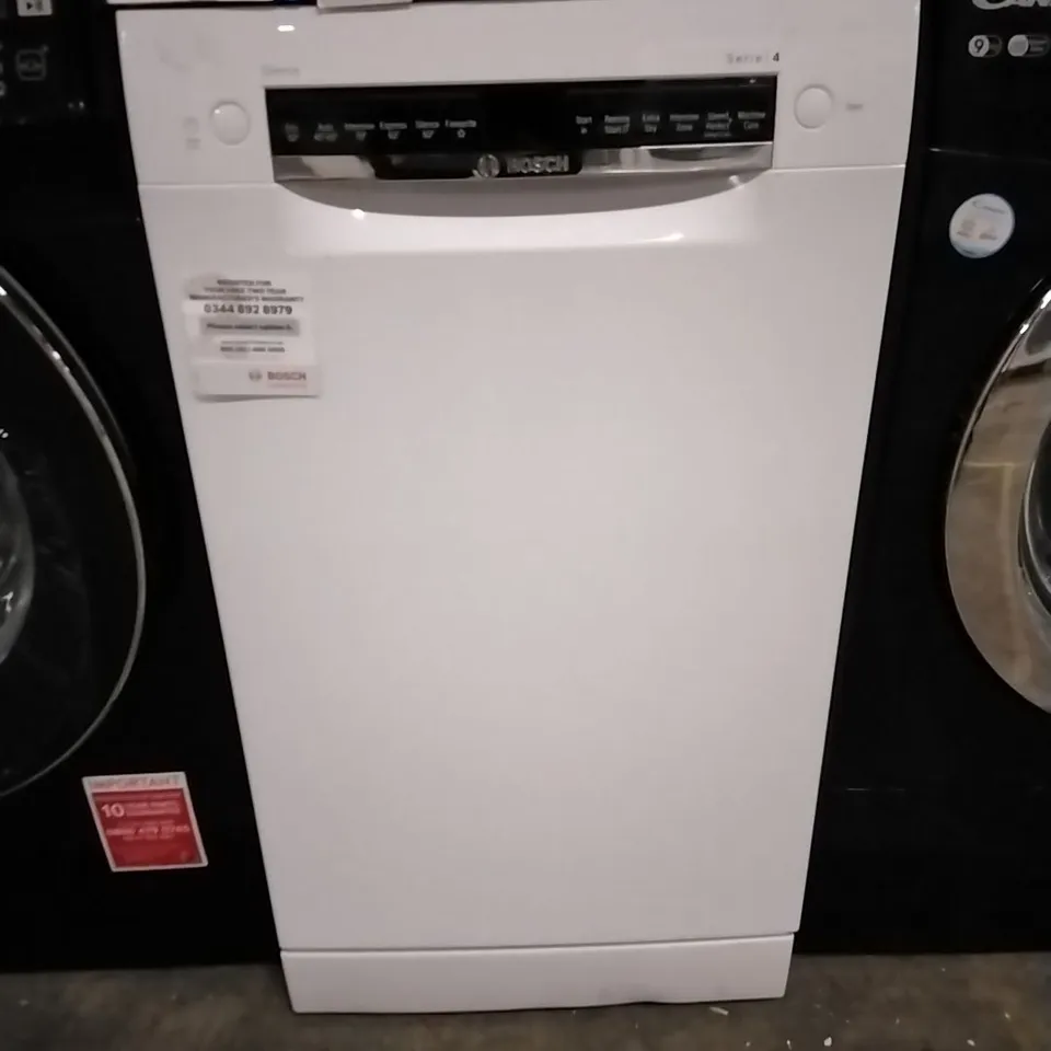 BOSCH FREESTANDING SLIMLINE WASHING MACHINE IN WHITE - SL40W1B