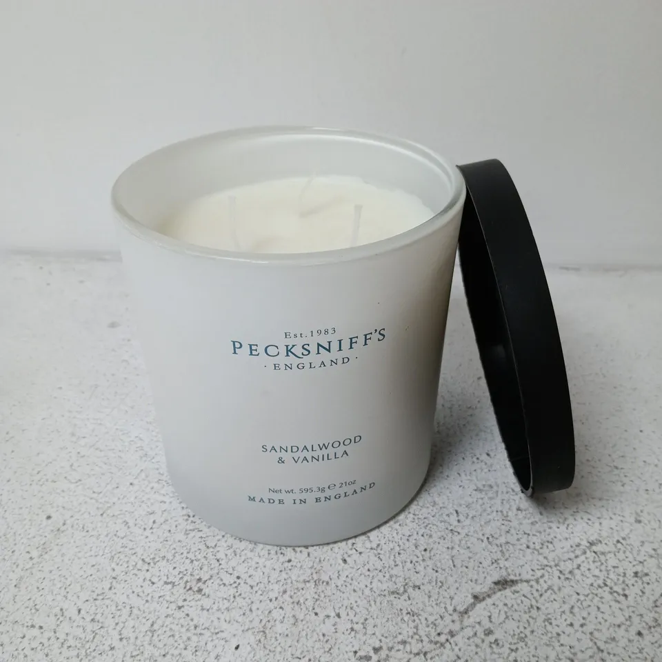 PECKSNIFF'S SANDALWOOD & VANILLA CANDLE (SET OF 6)