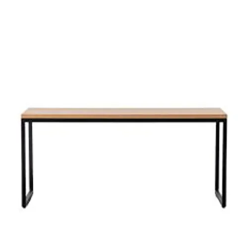BOXED HOMESDIRECT365 ROSAMUND NATURAL CONSOLE TABLE