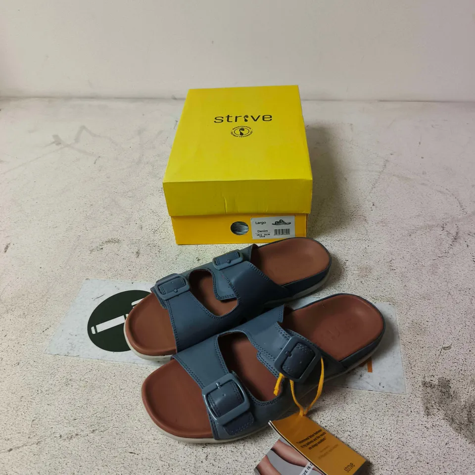 STRVE LARGO DENIM SANDALS – UK 6 (EU 39)