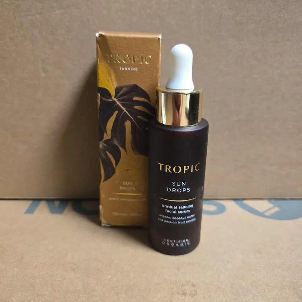 TROPIC SUN DROPS GRADUAL TANNING FACIAL SERUM 30ML