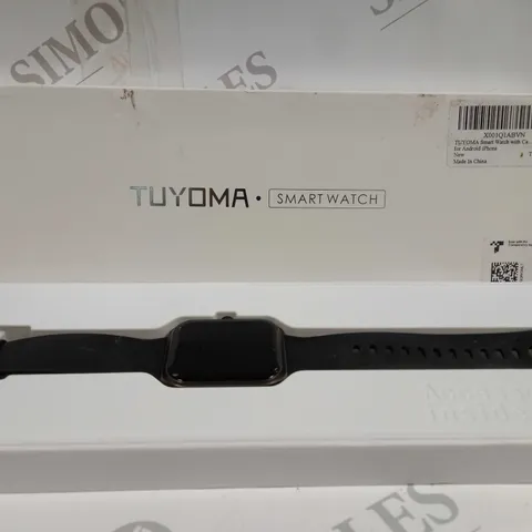 BOXED TUYOMA BLACK SMART WATCH