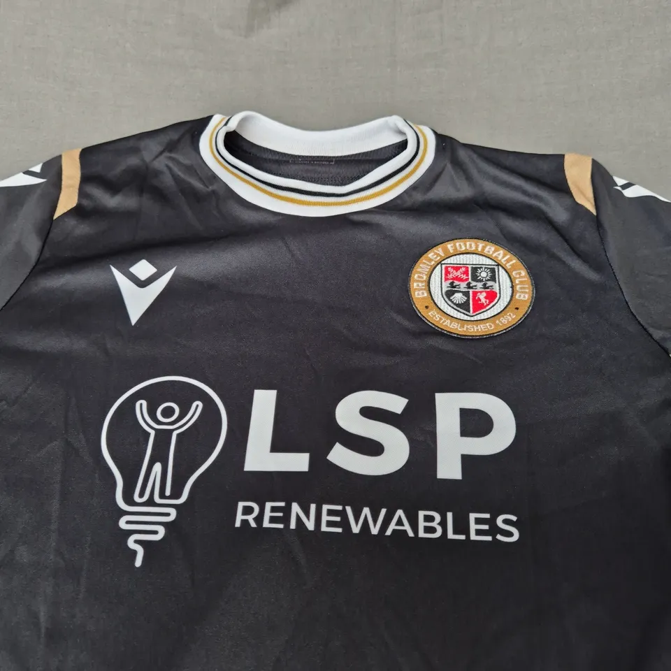 BROMLEY FC HOME JERSEY SIZE XS