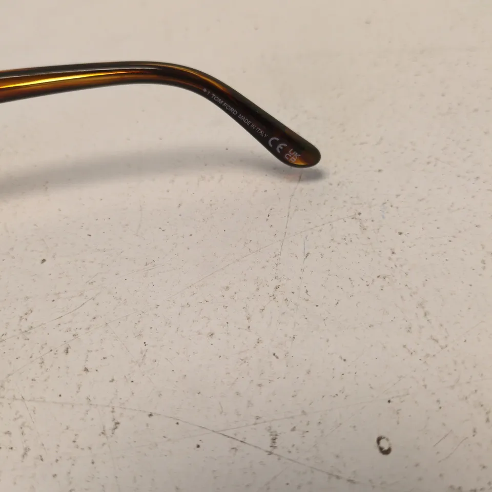 TOM FORD EYEWEAR – TORTOISESHELL ROUND-FRAME GLASSES, MADE IN ITALY