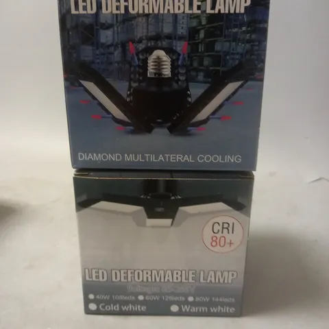 LOT OF 2 LED DEFORMABLE LAMPS