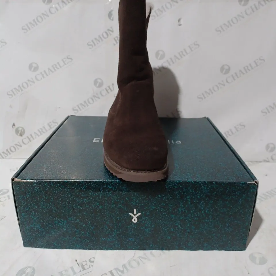 BOXED EMU AUSTRAILIA GRAVELLY ESPRESSO BOOTS SIZE 7