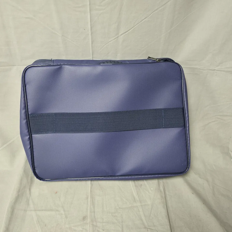 JUNDUN BLUE LAPTOP CASE - PROTECTIVE SLEEVE WITH ZIP-WITH COMBINATION LOCK 