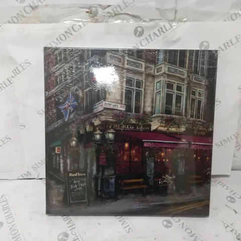 BOXED ART GROUP THE LION WESTMINSTER BY MELISSA STURGEON CANVAS WALL ART