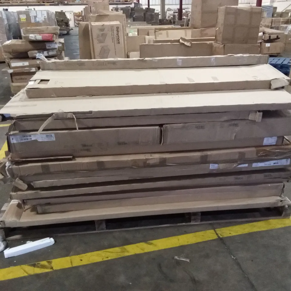 PALLET OF ASSORTED INCOMPLETE DESIGNER WARDROBE PARTS AND PIECES