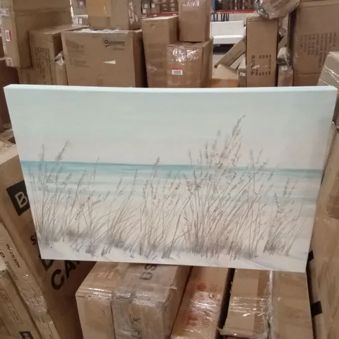 FLORAL SEA VIEW PRINT ON CANVAS 