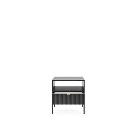 BOXED KEAGAN NOVA SIDE TABLE BLACK (2 BOXES)