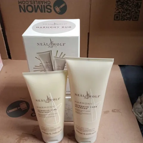 NEAL WOLF HARMONY INTENSIVE CARE SHAMPOO & TREATMENT DUO – BOXED SET