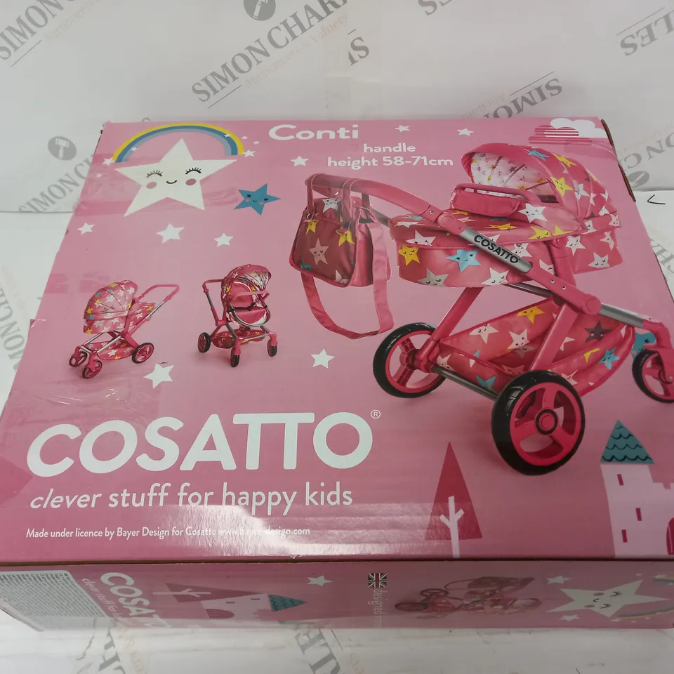 STAR PRINT DOLL PRAM (XEO) RRP £49.99