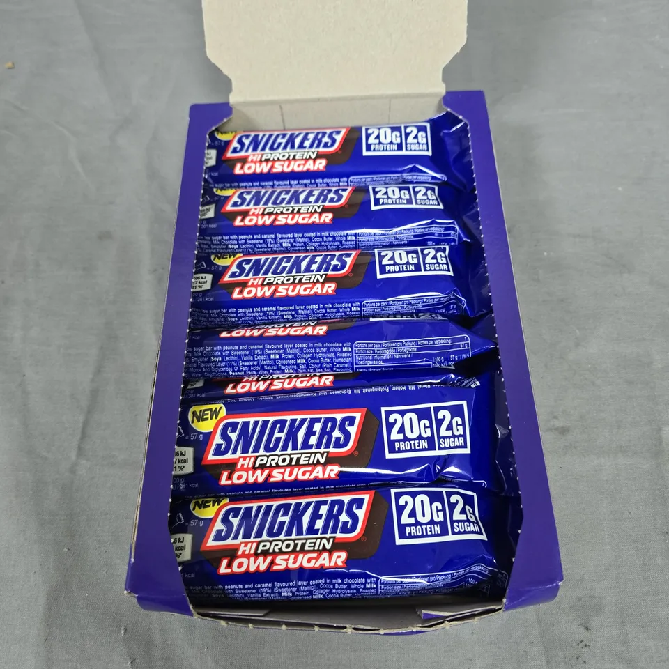 SNICKERS HI PROTEIN BARS - 12X57G