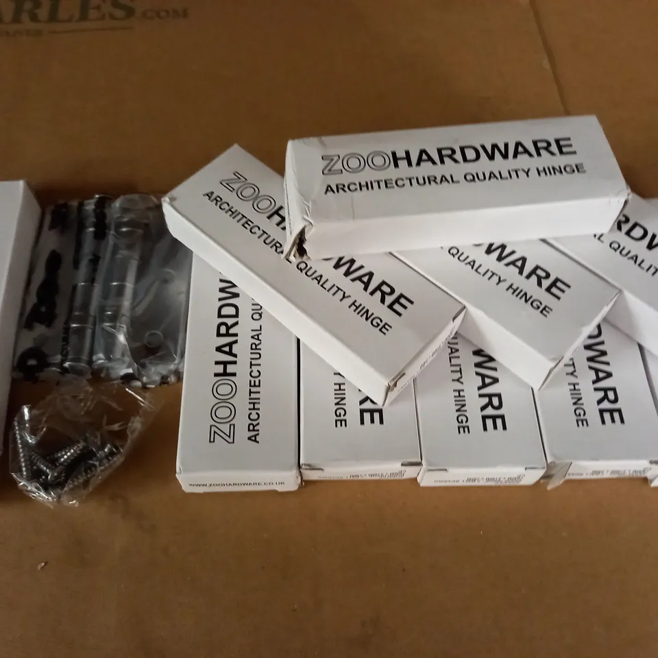 LOT OF 10 ZOO HARDWARE HINGE PAIRS