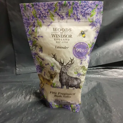 WOODS OF WINDSOR LAVENDER FINE FRAGRANCE BATH SALTS 8X500G