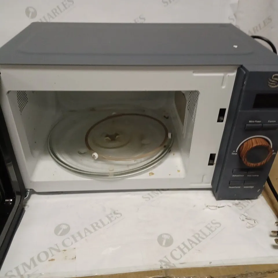 SWAN 20L NORDIC DIGITAL LED MICROWAVE - GREY