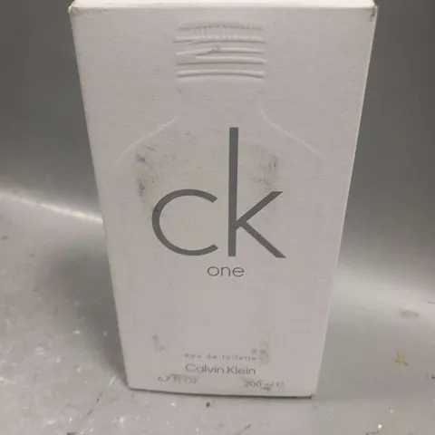 BOXED CALVIN KLEIN ONE EAU DE TOILETTE 200ML