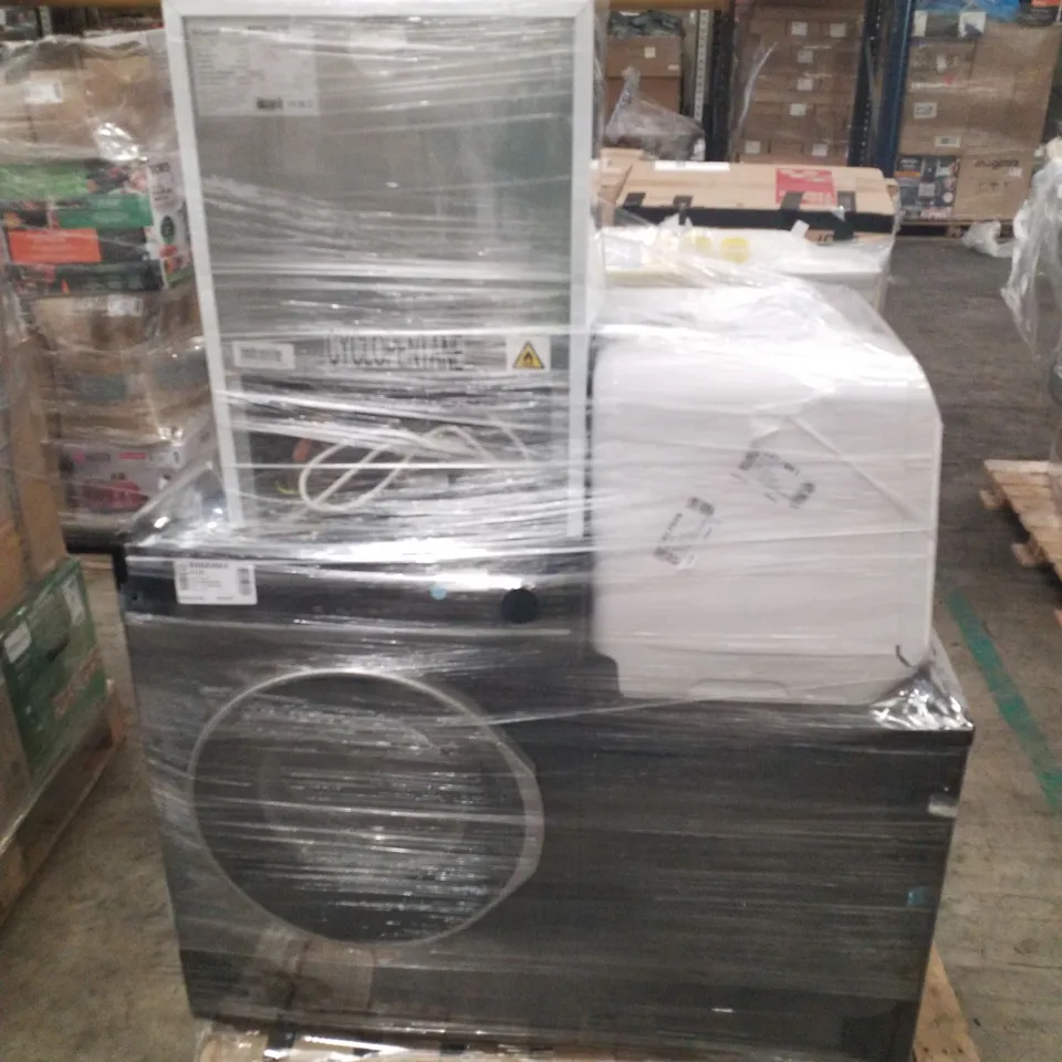PALLET OF APPROXIMATELY 8 UNPROCESSED RAW RETURN WHITE GOODS TO INCLUDE;