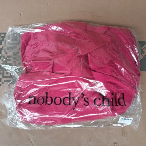 BAGGED NOBODY'S CLOTHING RORY JUMPSUIT IN PINK SIZE UK 10