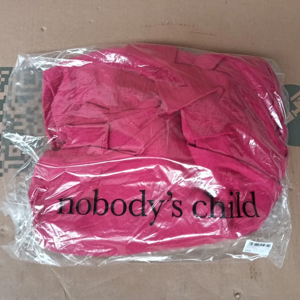 BAGGED NOBODY'S CLOTHING RORY JUMPSUIT IN PINK SIZE UK 10