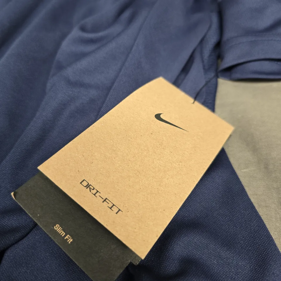 NIKE DRI-FIT MEN'S FOOTBALL/SOCCER SLIM FIT T-SHIRT – BLUE (LG)