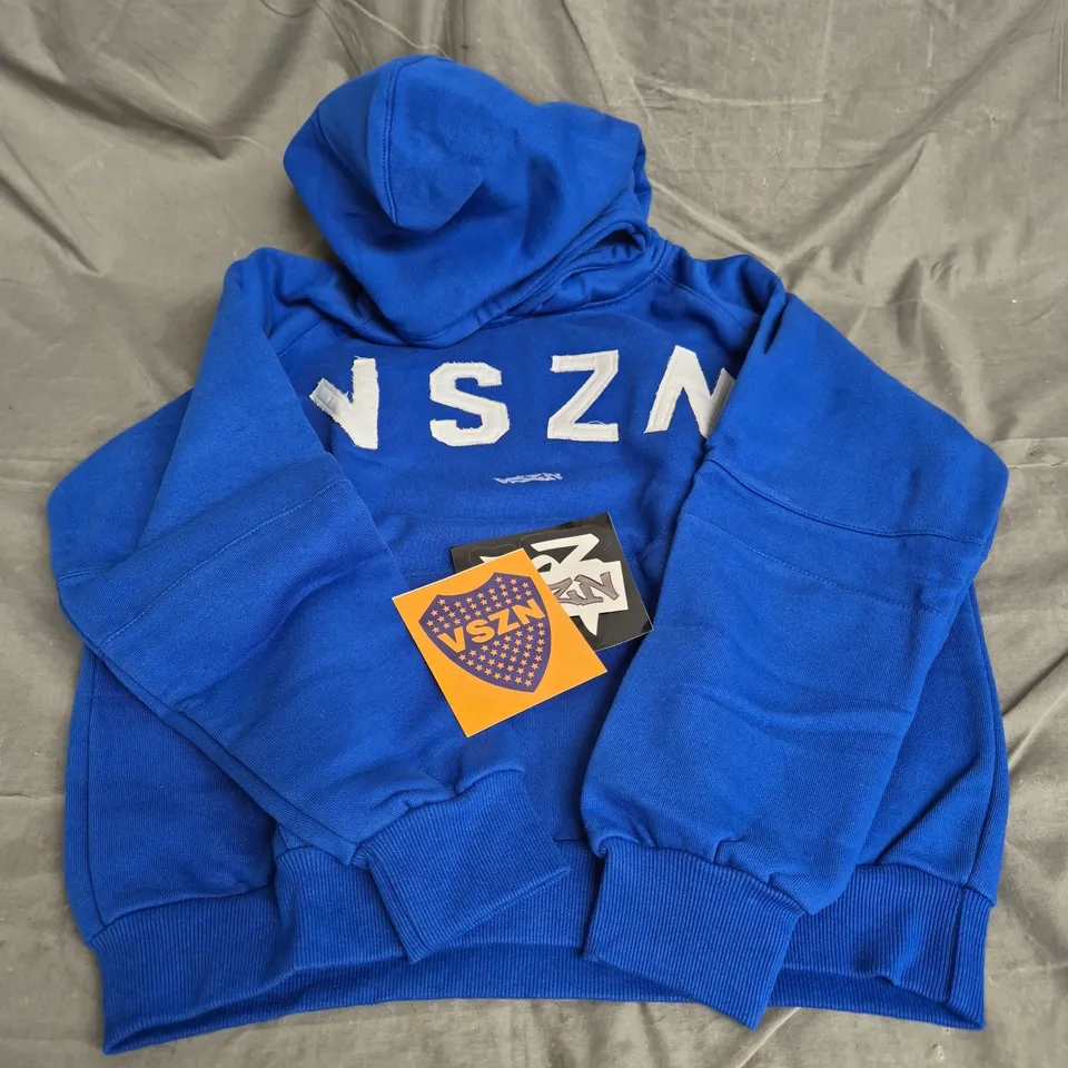 VSZN HEAVYWEIGHT HOODIE IN BLUE SIZE S
