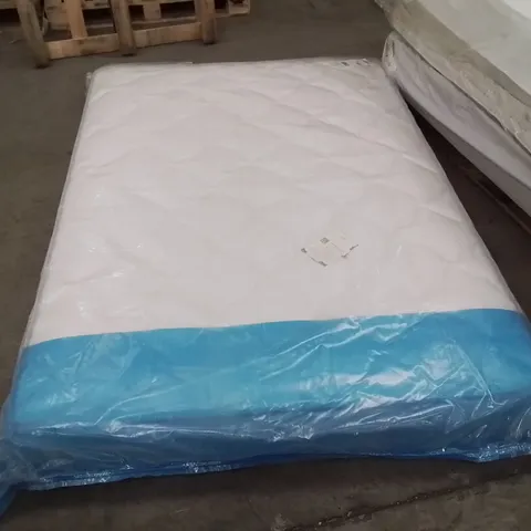 QUALITY BAGGED DOUBLE 135cm AIRSPRUNG LUXURY QUILTED MEDIUM MATTRESS