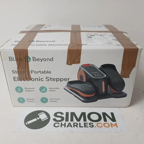 BOXED BLISS AND BEYOND STEPFIT PORTABLE ELECTRONIC STEPPER