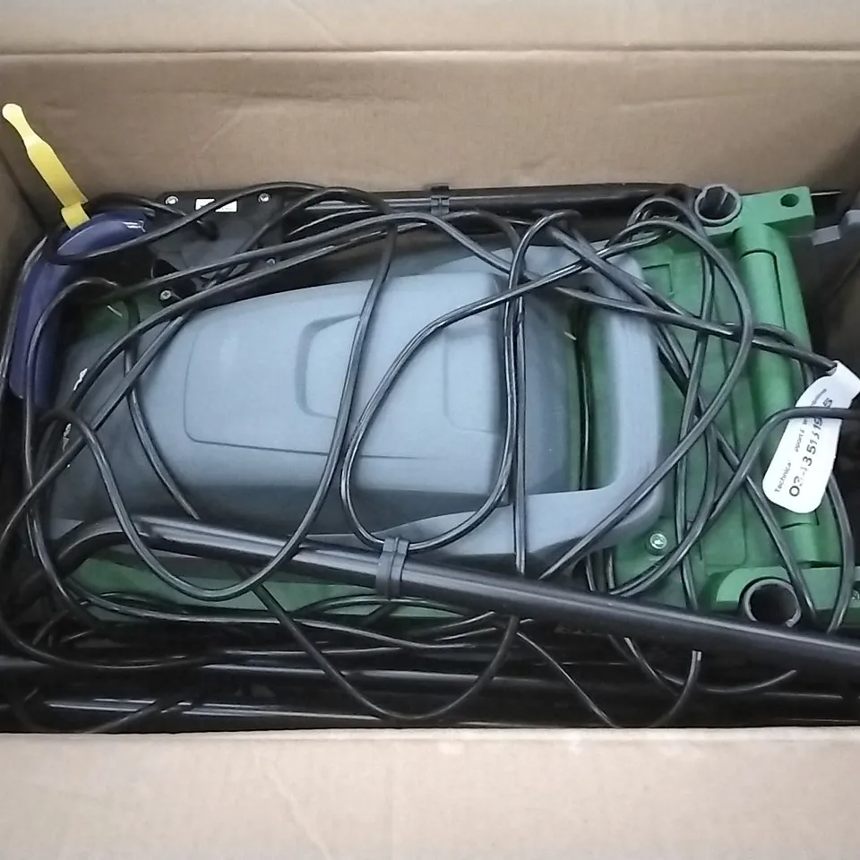 BOXED POWERBASE 32CM 1200W ELECTRIC ROTARY LAWN MOWER