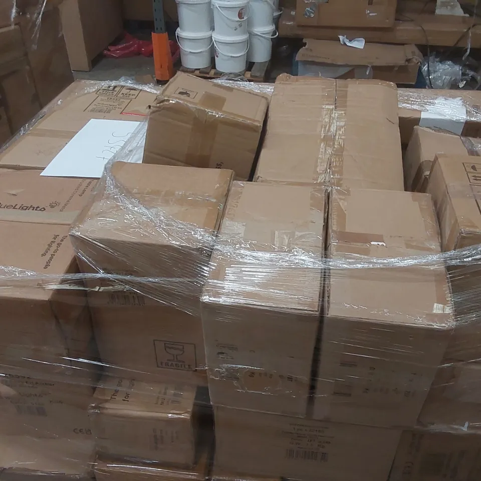 PALLET CONTAINING A VERY LARGE QUANTITY OF ASSORTED LIGHTING ITEMS