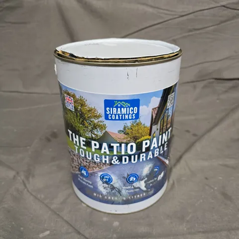 SIRAMICO COATINGS THE PATIO PAINT – OUTDOOR PATIO PAINT, TOUGH & DURABLE (5L)