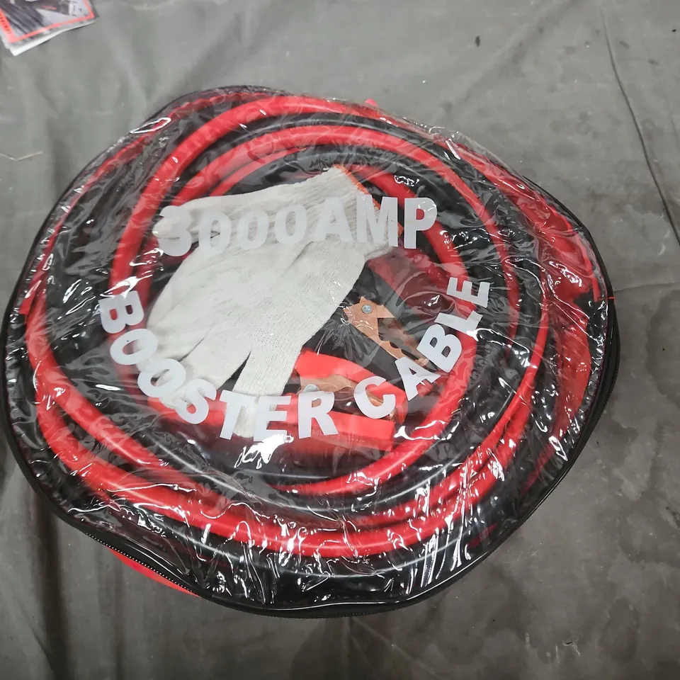 Booster Cables 3000A - Heavy Duty Automotive Jump Leads (Coiled in Carry Bag)