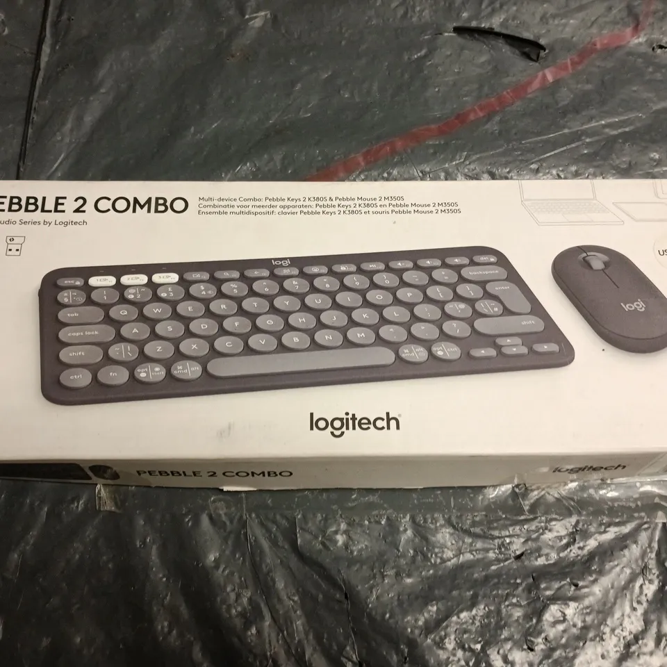 LOGITECH PEBBLE 2 COMBO KEYBOARD & MOUSE - BOXED