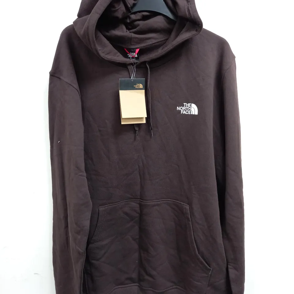 NORTH FACE SIMPLE DOME HOODIE IN BROWN - XL