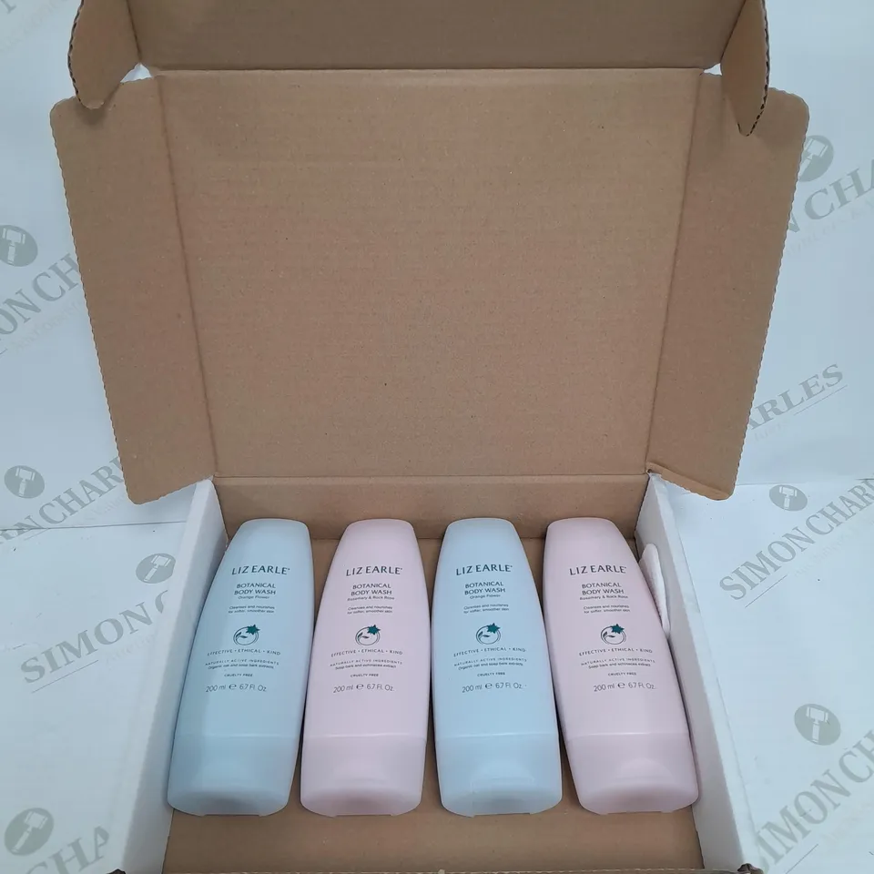LIZ EARLE BOTANICAL BODY WASH, ROSEMARY AND ROCK ROSE..ORANGE FLOWER