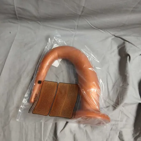 ORANGE CURVED SILICONE ADULT TOY