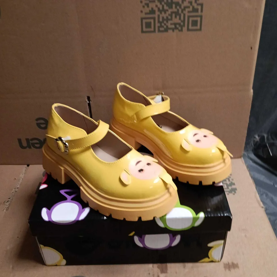 KOI KIDZ TELETUBBIES LA LA MARY JANE SHOES YELLOW SIZE 13