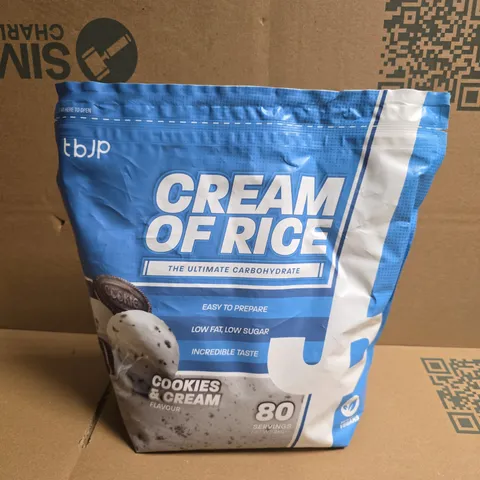 TBJP CREAM OF RICE COOKIE & CREAM FLAVOUR (80 SERVINGS)