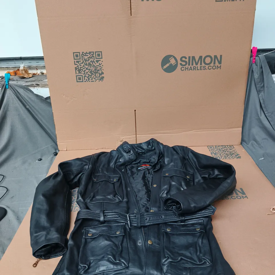 UK 44 (XXL) BIKERS GEAR LEATHER MOTORCYCLE JACKET