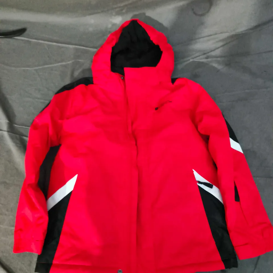 MOUNTAIN WAREHOUSE RAPTOR KIDS SNOW JACKET IN RED - 7-8 YEARS