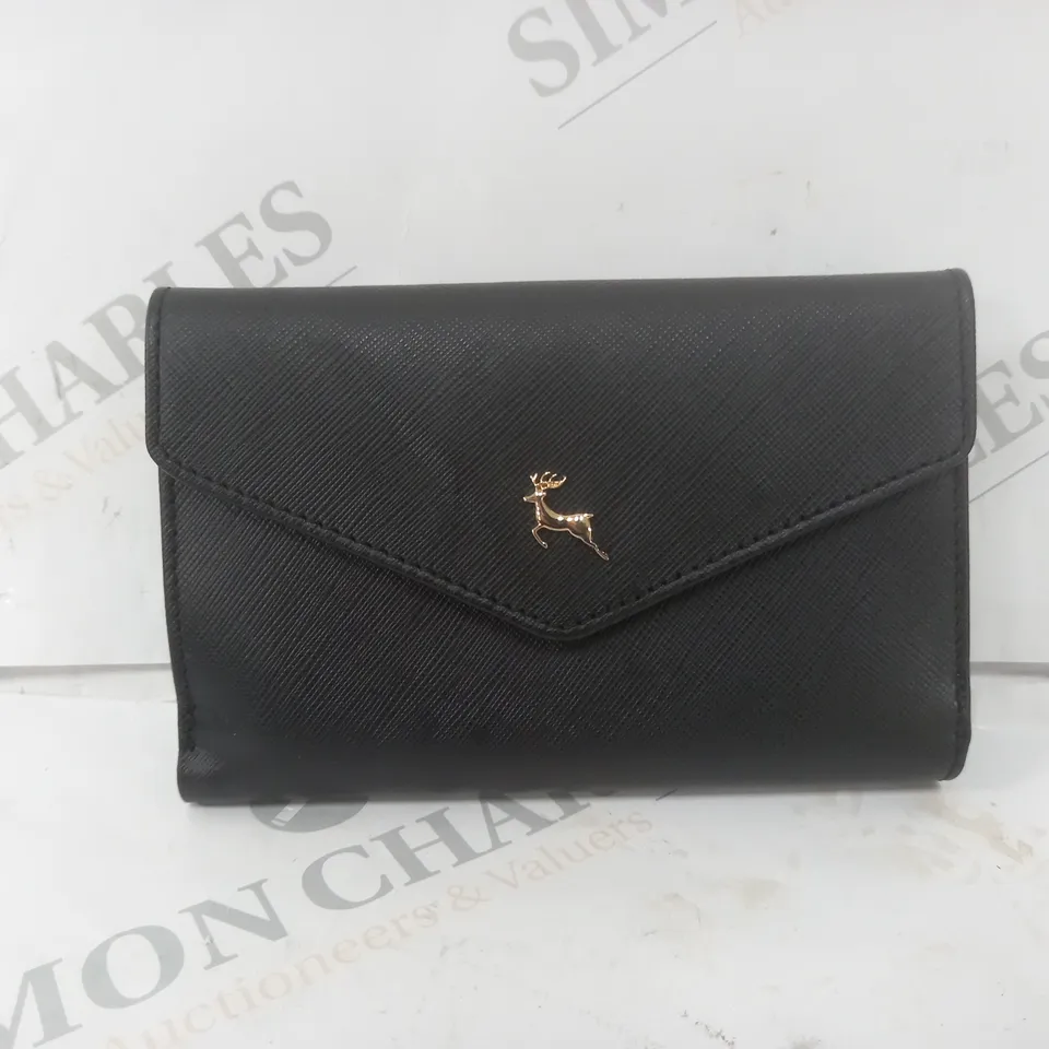 ASHWOOD LEATHER FLAP OVER MEDIUM WALLET 