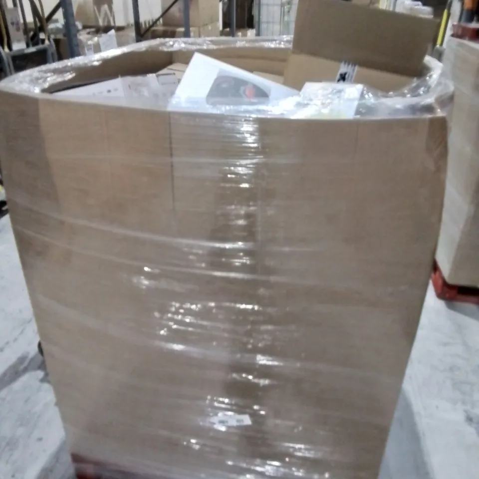 PALLET OF ASSORTED TECH ITEMS TO INCLUDE HP ENVY PRINTER, POLAROID BLUETOOTH SPEAKER AND BT PHONE