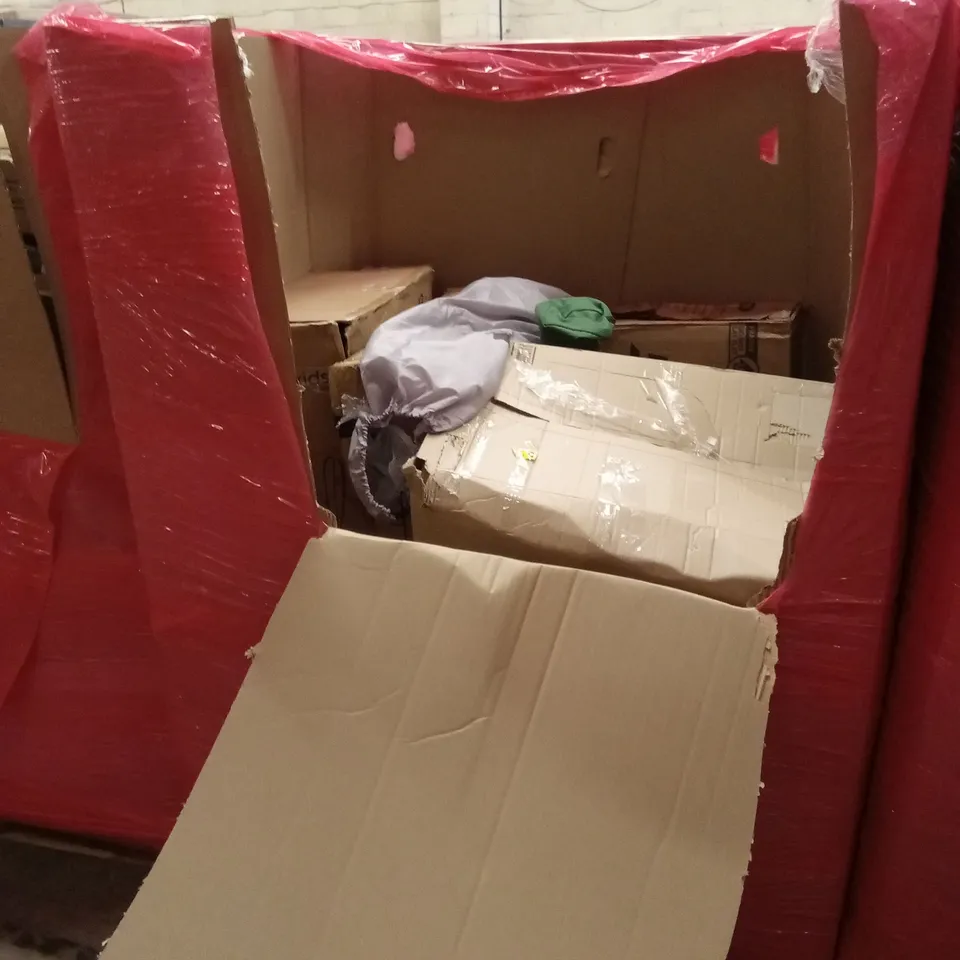 PALLET OF ASSORTED HOUSEHOLD GOODS AND PRODUCTS TO INCLUDE; CAPADELI MAX COFFEE MAKER, BABY WALKER, BABY CAR SEAT ETC